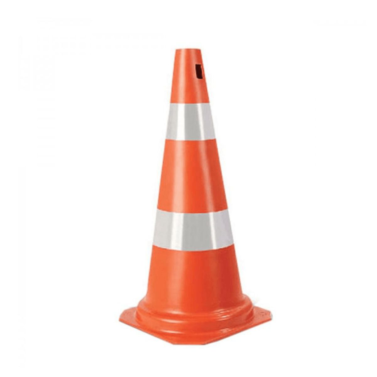 Cone Sinalização Laranja E Branco 50cm