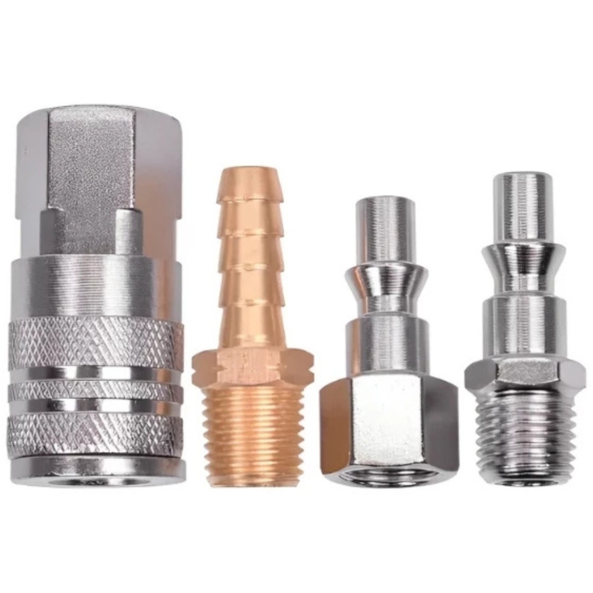 Kit Engate Rapido Plugue E Acoplador De Ar 4 Peças Bestfer