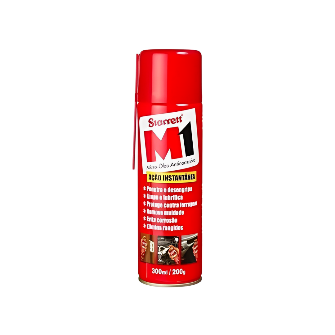 Oleo Starrett Lubrificante Anticorrosivo Multiuso M1 300ml
