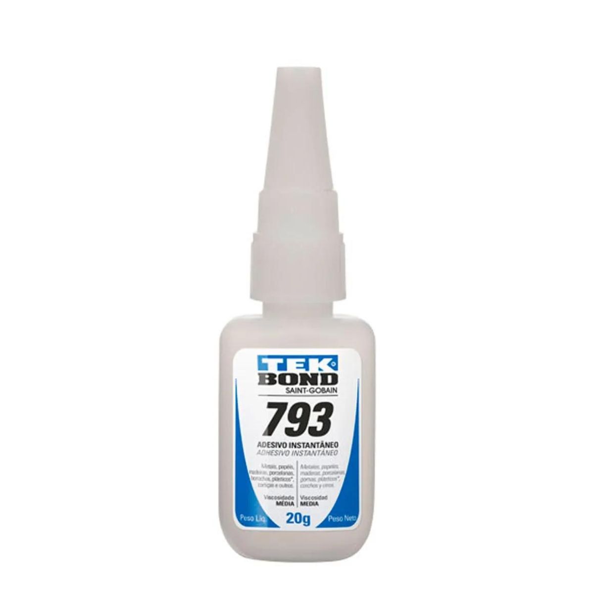 Adesivo Instantâneo Tekbond 793 20G Incolor
