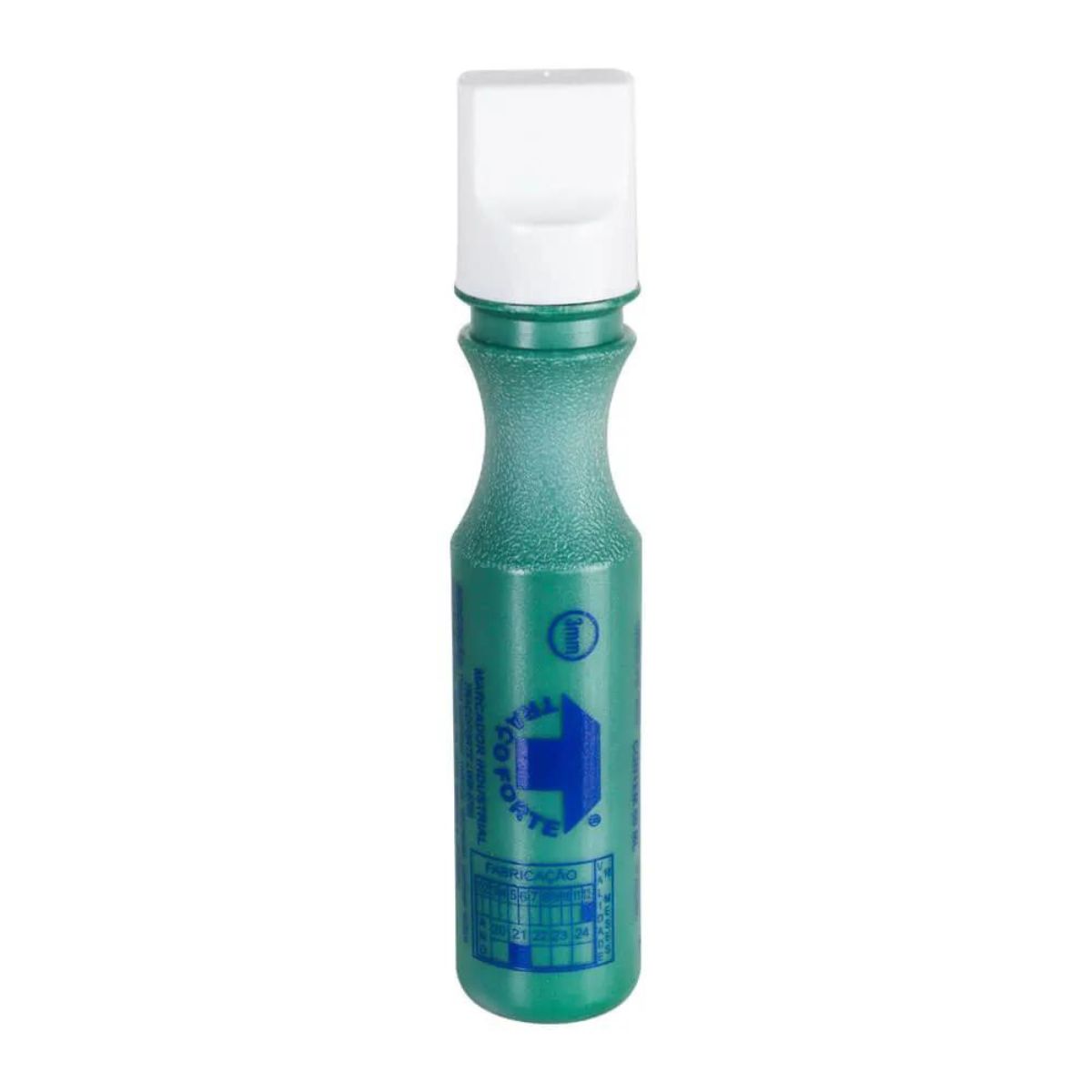 Marcador Industrial 60ml 3mm Verde Traço Forte Eco Baden
