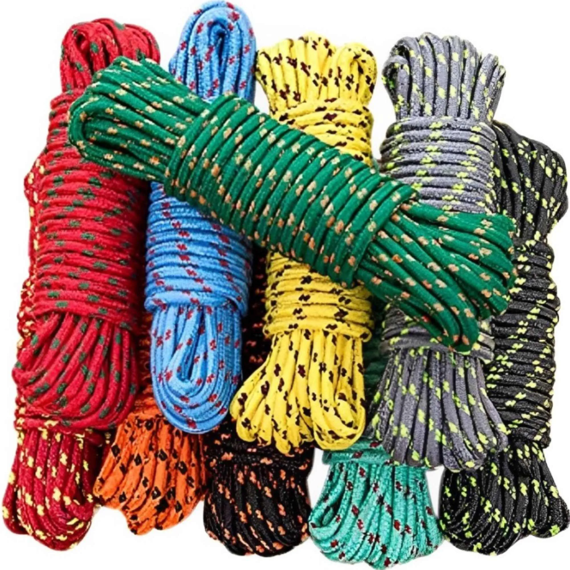 Corda De Poliester Amarrar Carga Caminhão 6mm X 35 Metros
