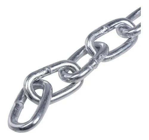 Corrente Elo Curto Soldada Zincada 3 Mm - 1/8